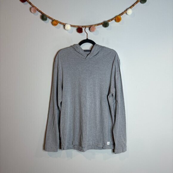 Rhone grey hooded pullover top - Picture 1 of 3